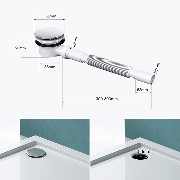 Geberit Siphon Ablauf Geruchsverschluss | Badshop Produktbild-Vorschau 8
