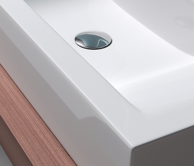 Aufsatzwaschbecken Waschtisch Keramik Hänge Waschbecken weiß